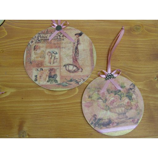 Natúr fa - Kör lap 12cm – festéshez, dekorációhoz – Lézervágott fa termékek