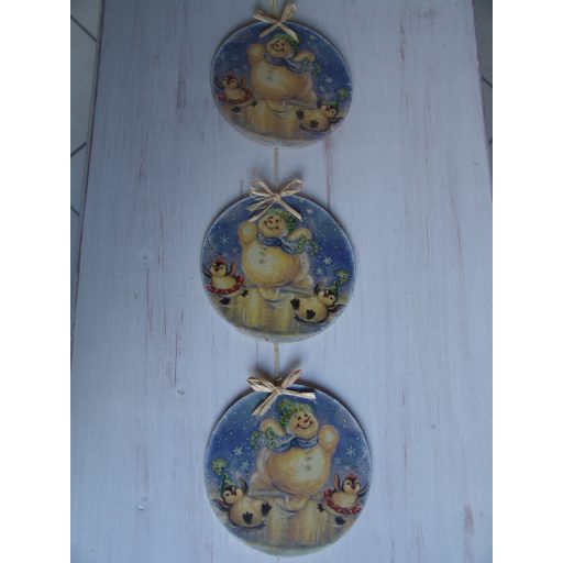 Natúr fa - Kör lap 12cm – festéshez, dekorációhoz – Lézervágott fa termékek