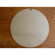 Natúr fa - Kör lap 15cm – festéshez, dekorációhoz – Lézervágott fa termékek