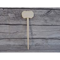 Natúr fa - Beszúros tábla 33cm – festéshez, dekorációhoz