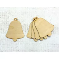Natúr fa - Harang 8,5x11cm 5db/csomag – karácsonyi dekorációhoz