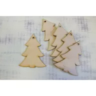 Natúr fa - Fenyő 8,5x10cm 5db/csomag – koszorúhoz, asztaldíszhez