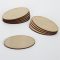 Natúr fa - Ovál táblák 4x8cm 10db/csomag – festéshez, dekorációhoz