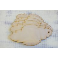 Natúr fa - Tábla barokk 10x20cm 5db/csomag – festéshez, dekorációhoz