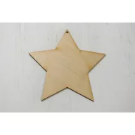 Natúr fa - Csillag 15cm – karácsonyi dekorációhoz – Szezonok, alkalmak