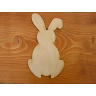 Natúr fa - Nyúl álló 9x16cm – húsvéti dekorációhoz