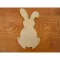 Natúr fa - Nyúl álló 9x16cm – húsvéti dekorációhoz