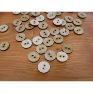 Natúr fa - Gomb 2cm 50db/csomag – festéshez, dekorációhoz