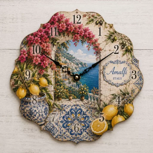 Natúr fa - Hullámos óralap – festéshez, decoupage technikához