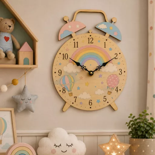 Natúr fa - Óralap vekker 35*25cm – festéshez, decoupage technikához
