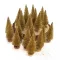 Mini dekor fenyő arany 8cm 20db/csomag – koszorúhoz, asztaldíszhez