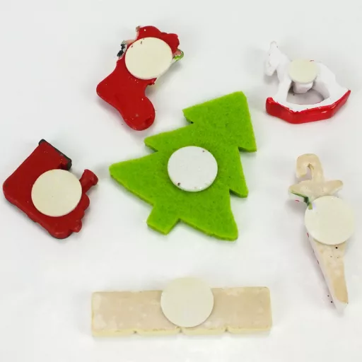 Öntapadós karácsonyi kiegészítők 6db/csomag – karácsonyi dekorációhoz