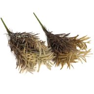 Szárazvirág hatású bambusz csokor dohánybarna 2db/csomag – virágdekorációhoz, koszorúhoz