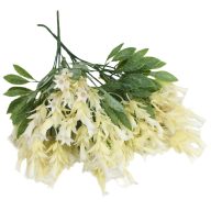 Trombitavirág csokor fehér 2db/csomag – virágdekorációhoz, koszorúhoz