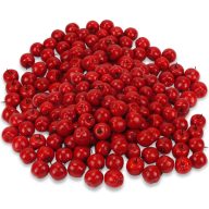 Dekor alma piros 100db/csomag - OKOSÁR! – kreatív dekorációhoz – kreatív hobby projektekhez és dekorációhoz – Papelito.hu