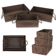 Barna faláda 3db/szett – koszorúkészítéshez – Koszorú alapok, asztal- és ajtódísz kellékek