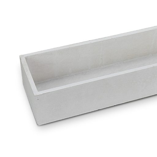 Dekoláda fehér hosszú 35x10cm – koszorúkészítéshez #2344W