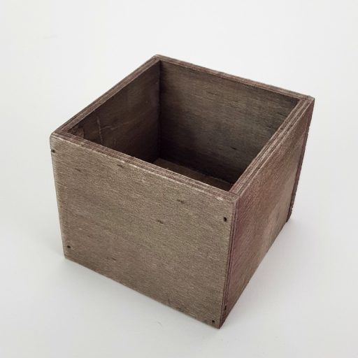 Dekoláda rusztikus kocka 9x9cm – őszi dekorációhoz