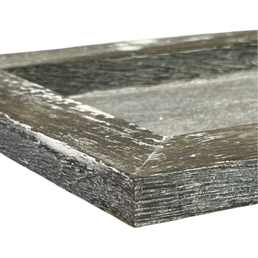 Fa keret barnás-szürke 25*15cm – koszorúkészítéshez