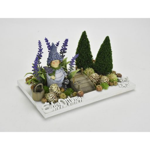 Fa keret fehér 25x15cm, mag:1,3cm – koszorúkészítéshez