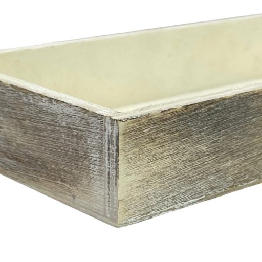 Dekoláda szürke koptatott kicsi 20x10cm – koszorúkészítéshez