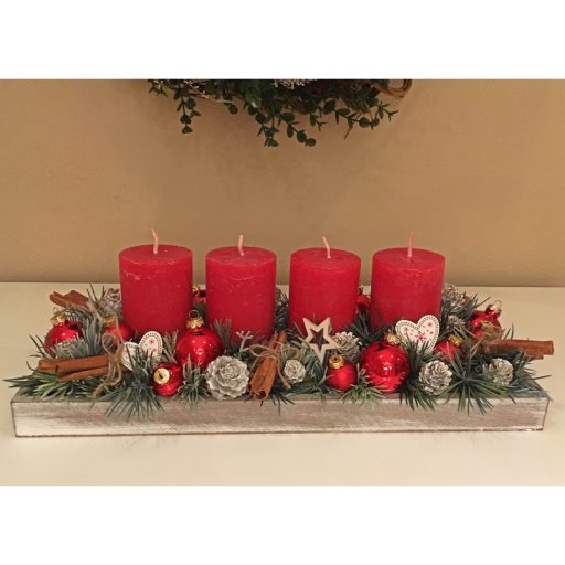 Dekoláda szürkésbarna hosszú 35x10cm – koszorúkészítéshez