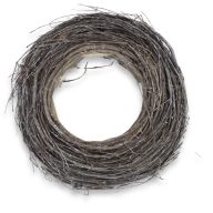 Fészek koszorú szürke 25cm – koszorúkészítéshez – Koszorú alapok, asztal- és ajtódísz kellékek