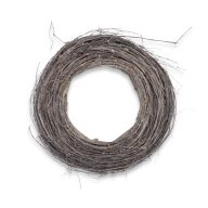 Fészek koszorú szürke 30cm – koszorúkészítéshez – Koszorú alapok, asztal- és ajtódísz kellékek