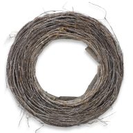 Fészek koszorú szürke 35cm – koszorúkészítéshez – Koszorú alapok, asztal- és ajtódísz kellékek