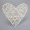 Fonott hálós szív 25cm – esküvői dekorációhoz – Szezonok, alkalmak