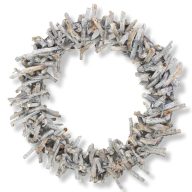 Tövises koszorú szürke 30cm 8/# – koszorúkészítéshez