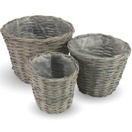 Fonott kaspó szett 3db/szett 6/# – húsvéti dekorációhoz