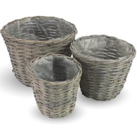 Fonott kaspó szett 3db/szett 6/#