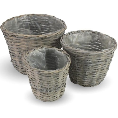 Fonott kaspó szett 3db/szett 6/#