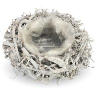 Bélelt tál faágakból 35cm 6/# – kosárfonáshoz, dekorációhoz