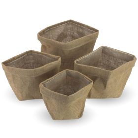 Zsák kaspó szett - impregnált 4db/szett 20/#