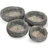 Fonott inda tál 4db/szett 6/# – húsvéti dekorációhoz