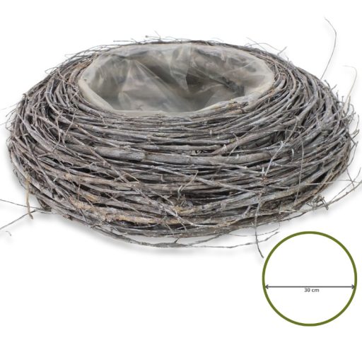  Fonott inda kerek tál 30cm 10/# – kosárfonáshoz, dekorációhoz