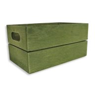 Kis rekesz country-zöld 20x12cm 36/# – koszorúkészítéshez