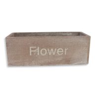 Dekoláda vintage 'Flowers' 22x8cm, mag:8cm 30/# – koszorúkészítéshez