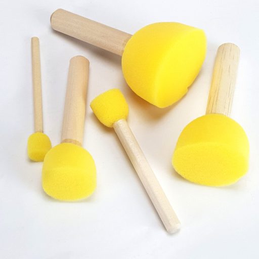 Szivacsecset szett 5db/csomag – kreatív hobby projektekhez