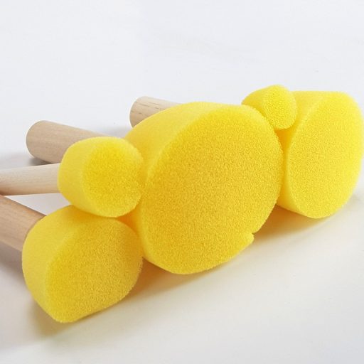 Szivacsecset szett 5db/csomag – kreatív hobby projektekhez