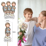 Nyomtatott dekorkarton - A világ legjobb anyukájának kisfiú 3db/csomag – anyák napi dekorációhoz