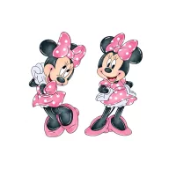 Nyomtatott dekorkarton - Minnie egérkék - 2 féle 4db/csomag – kreatív dekorációhoz