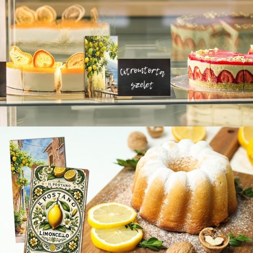 Nyomtatott dekorkarton - Mediterrán citromos táblák 3db/csomag – húsvéti dekorációhoz