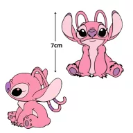 Nyomtatott dekorkarton - Angel figura (Stitch) 2db/csomag – kreatív dekorációhoz