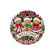 Nyomtatott fa tábla koszorú közép - Mosolygós mézik 11,8cm – kreatív dekorációhoz