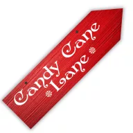 Nyomtatott fa nyíl - Candy Cane Lane 30cm