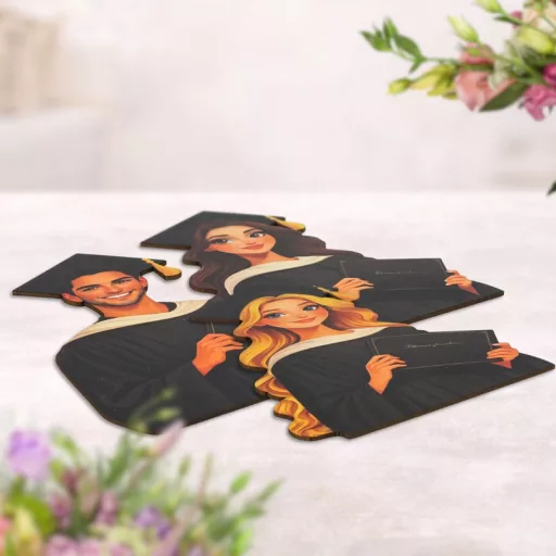 Nyomtatott dekorkarton - Beszúrható ballagási dekor - fiú – ballagási ajándékokhoz