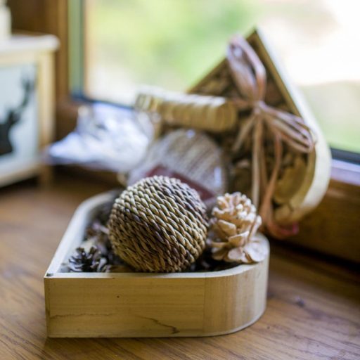 Fa tükrös szív doboz – valentin napi dekorációhoz – Szezonok, alkalmak